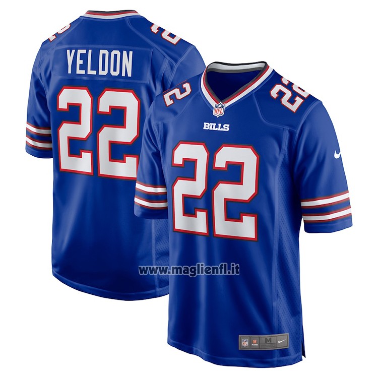 Maglia NFL Game Buffalo Bills T.j. Yeldon Blu